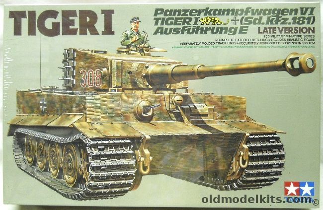 Tamiya 1/35 Panzer IV Tiger I Sd.Kfz. 181 Ausf E Late Version, 35146 plastic model kit